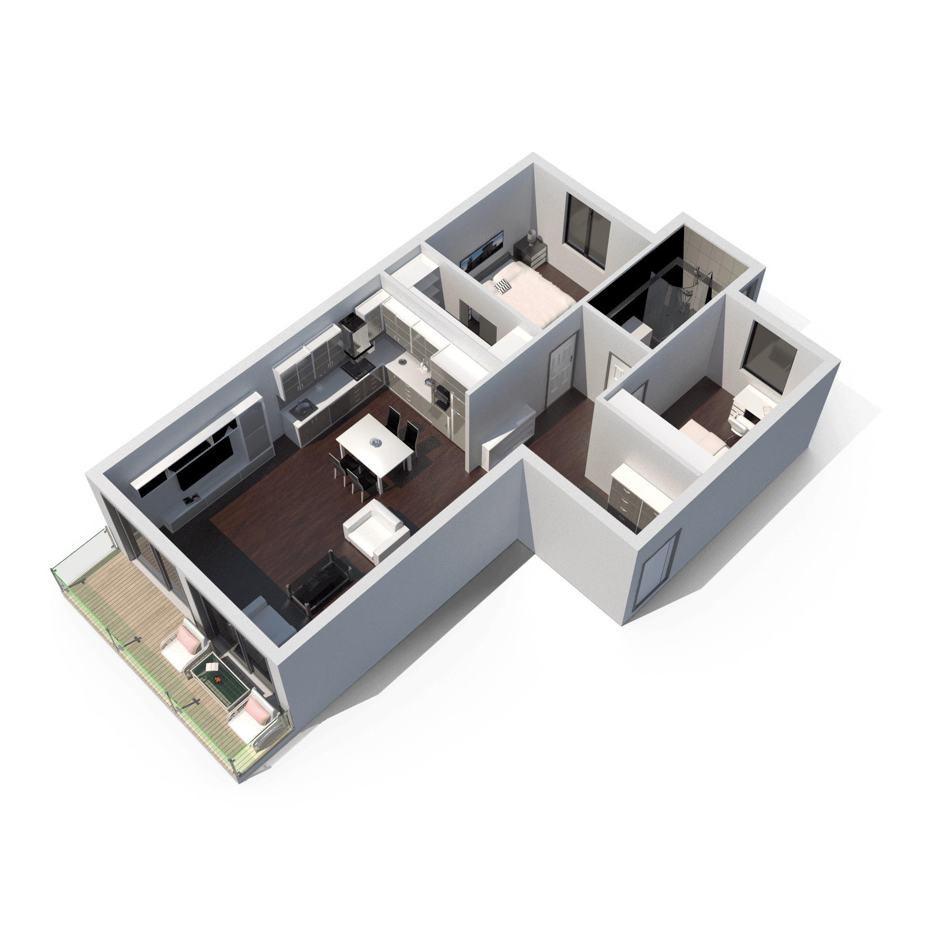 실내 유해물질 발생지점 다이어그램